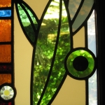 Lambert's glass, etched detail